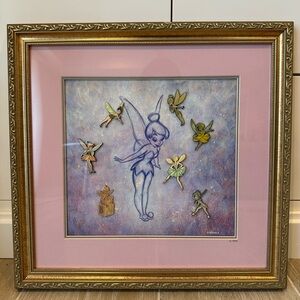 Disney Ticker Bell Pin History Frame